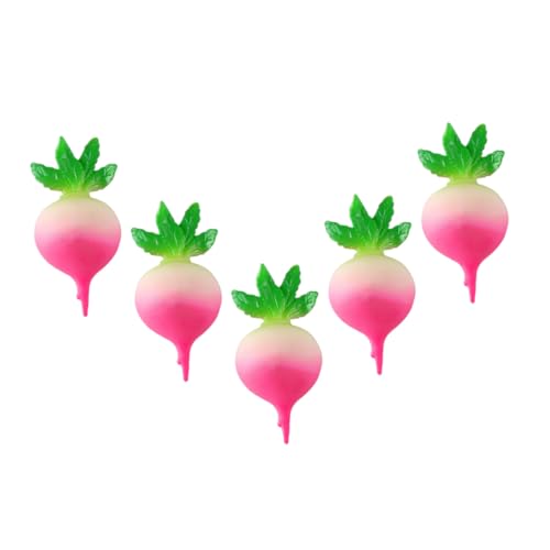 Toyvian 5 Stück simuliertes Gemüse gefälschter Rettich gefälschtes Gemüse realistische Radieschen Deko Gemüse künstliches gemüse Mini-Rettich Künstliche Rettich-Ornamente Harz Rosa Toyvian 5 Stück simuliertes Gemüse gefälschter Rettich gefälschtes Gemüse realistische Radieschen Deko Gemüse künstliches gemüse Mini-Rettich Künstliche Rettich-Ornamente Harz Rosa von Toyvian