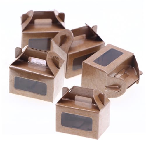 Toyvian Miniatur-dessertboxen – 5er-Pack Mini-kuchenboxen Für Puppenhaus- Miniatur-szenenmodelle Elegante Mini-dessertboxen Kinderspielzeug Toyvian Miniatur-dessertboxen – 5er-Pack Mini-kuchenboxen Für Puppenhaus- Miniatur-szenenmodelle Elegante Mini-dessertboxen Kinderspielzeug von Toyvian