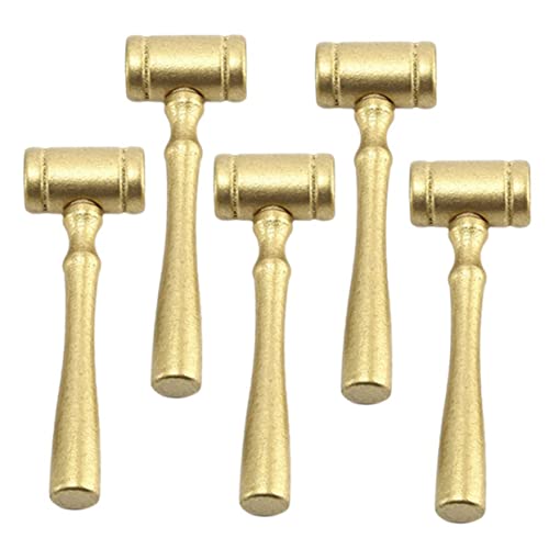 Toyvian 5 Stücke Richterhammer Minihammer für Kleinkinder Spitzhacke aufblasbarer Hammer für kinderspielzeug Rollenspiel- Richter Kies hölzern Golden Toyvian 5 Stücke Richterhammer Minihammer für Kleinkinder Spitzhacke aufblasbarer Hammer für kinderspielzeug Rollenspiel- Richter Kies hölzern Golden von Toyvian