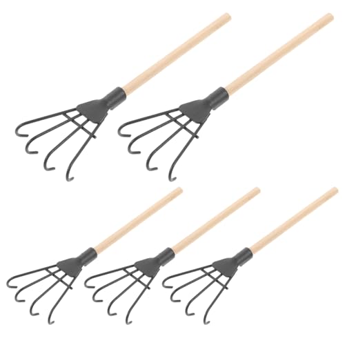 Toyvian Miniatur-rechen Für Zen-Garten – 5er-Set Bastelrechen Dekoratives Gartenwerkzeug Rustikaler Stil Perfektes Toyvian Miniatur-rechen Für Zen-Garten – 5er-Set Bastelrechen Dekoratives Gartenwerkzeug Rustikaler Stil Perfektes von Toyvian
