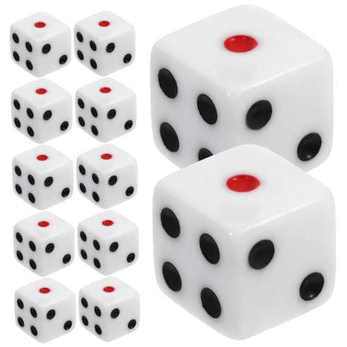 Toyvian 50 Stück Acryl Sechsseitige Spielwürfel für Brettspiele Zubehör für Partys Familie und Barspiele Toyvian 50 Stück Acryl Sechsseitige Spielwürfel für Brettspiele Zubehör für Partys Familie und Barspiele von Toyvian