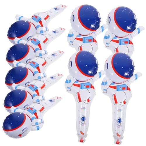 Toyvian 50 Stück Astronaut Folienballons Handlich Inflatable Partydekoration Weltraum Thema Kreativ Adorable Tischdeko Jungen Geburtstag von Toyvian