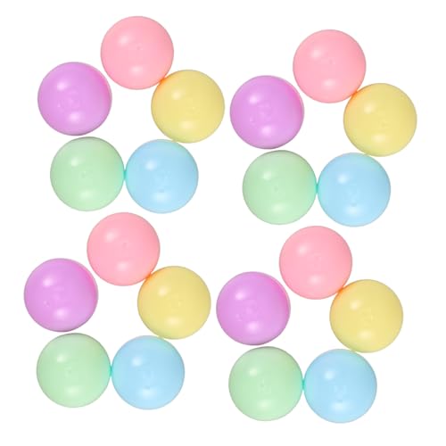 Toyvian 50 Stück Automatenkapseln: Bunte Kapseln in Macaron-farben. Befüllbare Runde Kunststoffbehälter Für Heimwerker, Bastelarbeiten, Partygeschenke Und Verkaufsautomaten. von Toyvian
