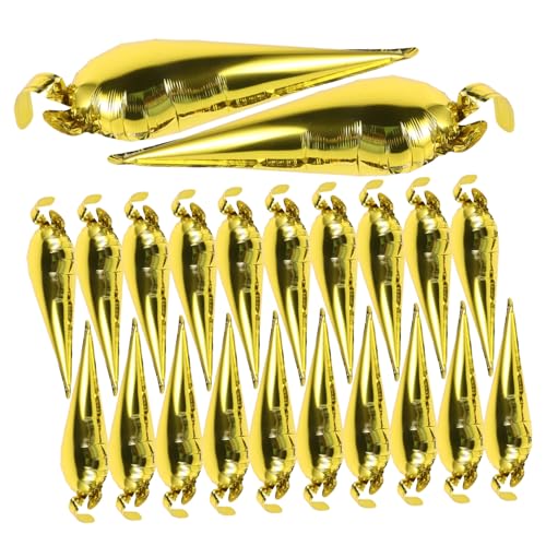 Toyvian 50 Stück Ballondekoration groß Gold sortiert Dekorationen Und luftballons geburtstagsdekoration Glitzernde Ballons Partyartikel für Neonballons Partyballons Aluminiumfolie Toyvian 50 Stück Ballondekoration groß Gold sortiert Dekorationen Und luftballons geburtstagsdekoration Glitzernde Ballons Partyartikel für Neonballons Partyballons Aluminiumfolie von Toyvian