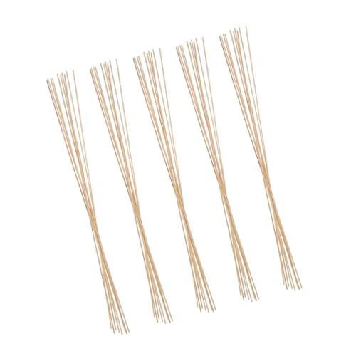 Toyvian 50 Stück Bambus Stützstäbe Leichtgelb für DIY Kite Bastelmaterialien Stabile Rahmenstäbe für Drachenbau und Outdoor Familienaktivitäten von Toyvian