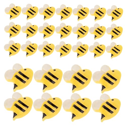 Toyvian 50 Stück Biene Anhänger Bastelzubehör Stecknadeln dekorativ für Korktafeln kleine Hummeln kleine Bienen zum Basteln Kleine Bienen-Basteldekoration Biene liefert Bienenfiguren Harz Toyvian 50 Stück Biene Anhänger Bastelzubehör Stecknadeln dekorativ für Korktafeln kleine Hummeln kleine Bienen zum Basteln Kleine Bienen-Basteldekoration Biene liefert Bienenfiguren Harz von Toyvian