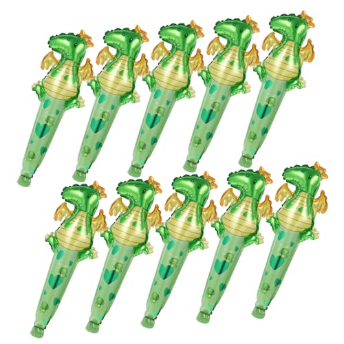 Toyvian 50 Stück Dinosaurier-Ballon Rosa Party Folienballons zum Modellieren von Dinosauriern Geburtstagsballoons für Geburtstagsfeier Dinosaurier-Geburtstagsdekoration Aluminiumfolie von Toyvian