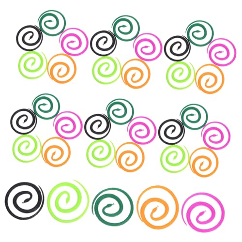 Toyvian 50 Stück Halloween Fake Snake Realistische Streichschlangen Requisiten für Gruselige Partydekorationen für Erwachsene für Halloween Events von Toyvian