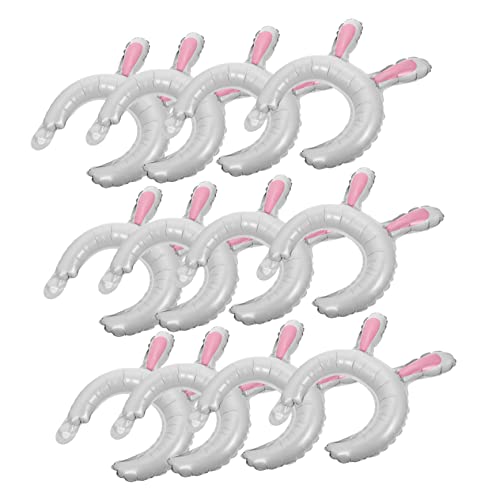 Toyvian 50 Stück Kopfband Dekoration Aufblasbares Tier Kopfband aus Aluminiumfolie für Kinderpartys Kreative Tier Themen Partydekoration von Toyvian