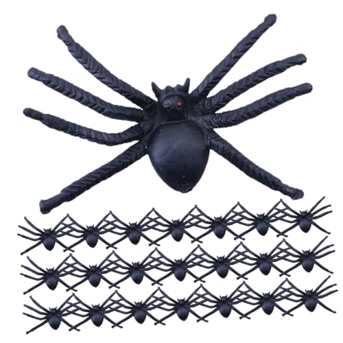Toyvian 50 Stück Kunststoffspinnen Halloween Deko Gruselige Realistische Spinnentiere Leichte Plastikspinnen für Party Halloween Deko und Horrorhaus Dekoration Toyvian 50 Stück Kunststoffspinnen Halloween Deko Gruselige Realistische Spinnentiere Leichte Plastikspinnen für Party Halloween Deko und Horrorhaus Dekoration von Toyvian