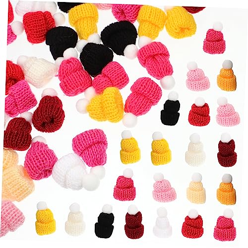 Toyvian 50 Stück Mini-Mütze Kleiner Hut Mini-Hüte Mini-Hut gestrickte Minimütze Mini-Strohhüte Mini Strickmützen Puppenhüte Hutschmuck kleine Hüte Minihüte zum Basteln Polyester Toyvian 50 Stück Mini-Mütze Kleiner Hut Mini-Hüte Mini-Hut gestrickte Minimütze Mini-Strohhüte Mini Strickmützen Puppenhüte Hutschmuck kleine Hüte Minihüte zum Basteln Polyester von Toyvian