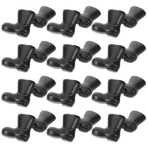 Toyvian 50 Stück Mini-Weihnachtsmann-Schuhe Weihnachts-Mini-Schuhe Puppenschuhe Zum Basteln Weihnachts-Puppenhaus-Dekorationen 2 cm Schwarz Toyvian 50 Stück Mini-Weihnachtsmann-Schuhe Weihnachts-Mini-Schuhe Puppenschuhe Zum Basteln Weihnachts-Puppenhaus-Dekorationen 2 cm Schwarz von Toyvian