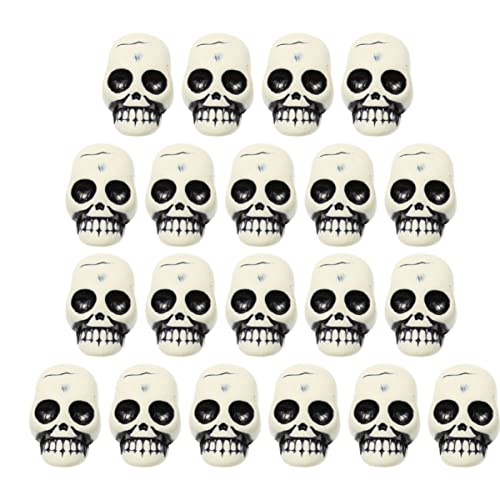 Toyvian 50 Stück Miniatur Skelett Kopf Dekoration Halloween Schädel Ornamente für Büro und Partys für Gruseldeko Spukhäuser und Streiche Toyvian 50 Stück Miniatur Skelett Kopf Dekoration Halloween Schädel Ornamente für Büro und Partys für Gruseldeko Spukhäuser und Streiche von Toyvian