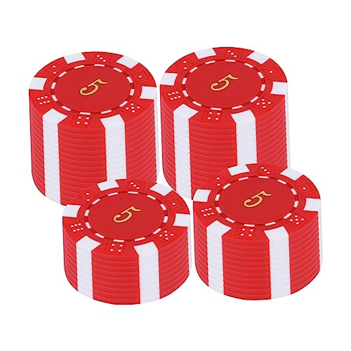 Toyvian 50Pcs Digitale Chips Bingo Chips Game Token Colored Counting Chips Counting Chips Für Math Jumbo -Zähler Für Spiele Transparente Zähl -Chips -Spielmünzen Game Chips Coin Toys Pp von Toyvian