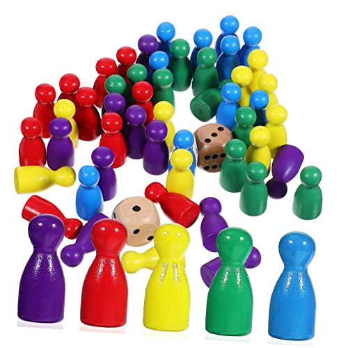Toyvian 50 Stück Stück Schachfiguren Aus Holz Spiel Puzzletafel Schachmarker Schach Aus Holz Toyvian 50 Stück Stück Schachfiguren Aus Holz Spiel Puzzletafel Schachmarker Schach Aus Holz von Toyvian