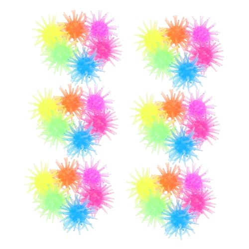 Toyvian 50 Stück Teiliges Bunte Krabbelnde Wandspielzeuge aus Flexiblem TPR Elastisch und Klebend als Halloween Party Deko und Lustige Fidget spielzeuge für Erwachsene von Toyvian