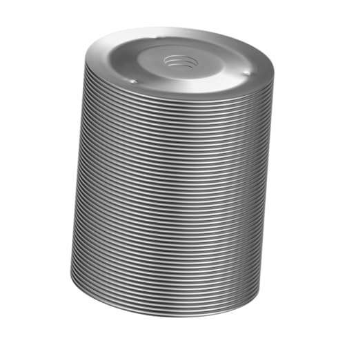 Toyvian 50 Stück Teiliges Metall Tambourin Jingle Trommelbecken Ersatzteile Kupfer Klangscheiben Percussion Glocken Zubehör für Schlagzeug und Handglocken Toyvian 50 Stück Teiliges Metall Tambourin Jingle Trommelbecken Ersatzteile Kupfer Klangscheiben Percussion Glocken Zubehör für Schlagzeug und Handglocken von Toyvian