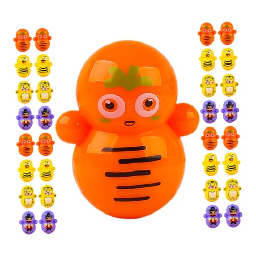 Toyvian 50 Stück Teiliges Mini Cartoon Tier Wackelpuppen aus Langlebigem Kunststoff Kleine und Bunte Desktop Deko als Party Mitgebsel und für Mädchen und Jungen von Toyvian