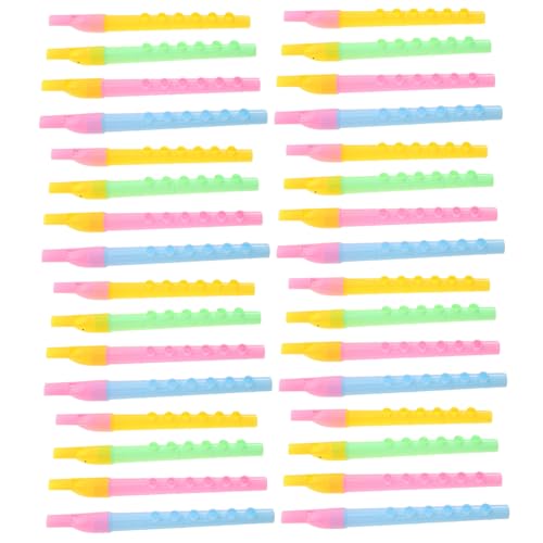 Toyvian 50 Stück Teiliges Musikinstrument Blockflöte Klarinette Anfänger Bunte Transparente Flöten Leicht Tragbar Vielseitig für Musiklernen und Musikspielzeug Toyvian 50 Stück Teiliges Musikinstrument Blockflöte Klarinette Anfänger Bunte Transparente Flöten Leicht Tragbar Vielseitig für Musiklernen und Musikspielzeug von Toyvian