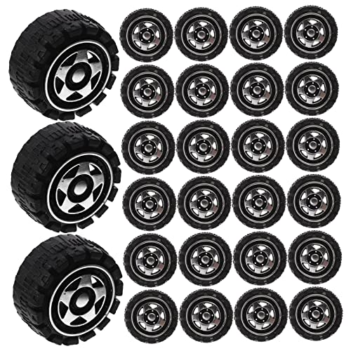 Toyvian 50 Stück Zubehör Für Spielzeugreifen Räder Für Spielzeugautos Rad Mini-Reifen Auto Autospielzeug Für Baufahrzeuge Mini-Autos Ferngesteuertes Auto Plastik Toyvian 50 Stück Zubehör Für Spielzeugreifen Räder Für Spielzeugautos Rad Mini-Reifen Auto Autospielzeug Für Baufahrzeuge Mini-Autos Ferngesteuertes Auto Plastik von Toyvian