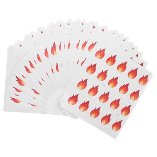 Toyvian 500 Stück Flammenaufkleber Lebensmitteletiketten Aufkleber Neuheitsaufkleber Etiketten Feueraufkleber Dekorative Etiketten Für Gläser Kleine Etiketten Aufkleber Heiße Toyvian 500 Stück Flammenaufkleber Lebensmitteletiketten Aufkleber Neuheitsaufkleber Etiketten Feueraufkleber Dekorative Etiketten Für Gläser Kleine Etiketten Aufkleber Heiße von Toyvian