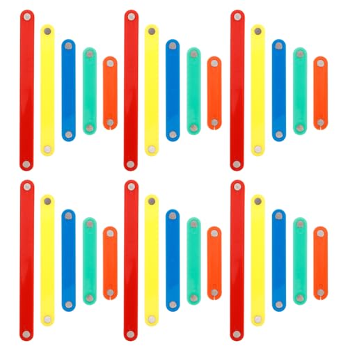 Toyvian 50Pcs Geometrische Magnetische Gebäudestöcke 5 Längen Mathematik Manipulative Grundschule Geometrie -Baustöcke Für Kinder Klassenzimmer Geometriewerkzeuge Mathematikspielzeug von Toyvian