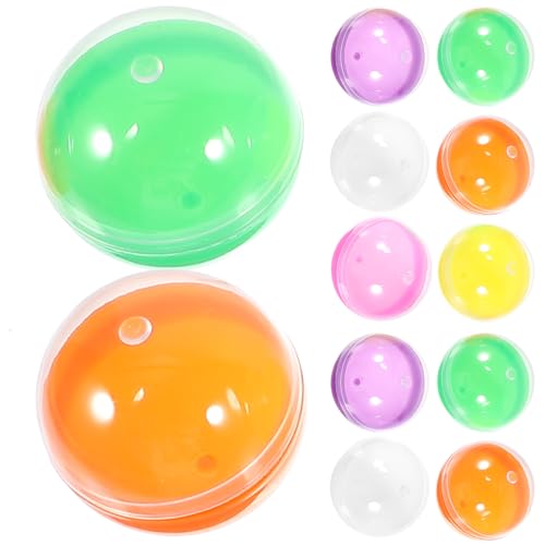 Toyvian 50Pcs Plastik Füllbare Runde Kugeln Füllbare Ostereier Farbenfrohe Automatenkapseln Für Toyvian 50Pcs Plastik Füllbare Runde Kugeln Füllbare Ostereier Farbenfrohe Automatenkapseln Für von Toyvian
