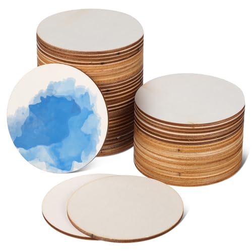 Toyvian 50Stücke Unfertige Holzscheiben Runde Holzplatten Aus Yangholz Für Herbstbasteln DIY Handwerk Schnitzen Dekoration Und Kreative Projekte Toyvian 50Stücke Unfertige Holzscheiben Runde Holzplatten Aus Yangholz Für Herbstbasteln DIY Handwerk Schnitzen Dekoration Und Kreative Projekte von Toyvian