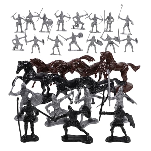 Toyvian 52pcs Miniatur Menschen Modelle Spielzeug Ritter Figuren Set Für Sand Tisch Toyvian 52pcs Miniatur Menschen Modelle Spielzeug Ritter Figuren Set Für Sand Tisch von Toyvian