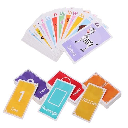 Toyvian 58 Stück Karteikarten Zur Früherziehung Cartoon-lernkarten Lernspielzeug Englische Lernkarten Lernspiele Für Den Kindergarten Lernkarten Für Den Kindergarten Spielkarten Papier Toyvian 58 Stück Karteikarten Zur Früherziehung Cartoon-lernkarten Lernspielzeug Englische Lernkarten Lernspiele Für Den Kindergarten Lernkarten Für Den Kindergarten Spielkarten Papier von Toyvian