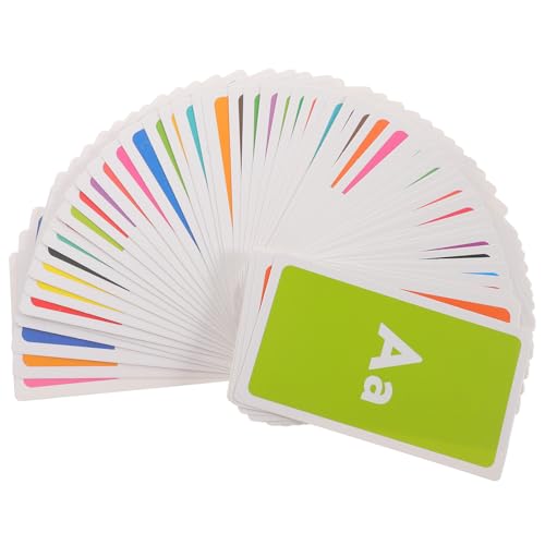 Toyvian 58 Stück Teiliges Lernspielzeug für Kleinkinder Flashkarten Formen und Farben Pädagogische Karten für Frühkindliche Entwicklung von Jahren von Toyvian