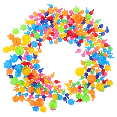 Toyvian 592 Stücke Pilznagelspielzeug bastelset basteln für pädagogische Spiele bastelset für Steckbrettspielzeug Pilz Nagelpuzzle Knopfkunstspielzeug Plastik Toyvian 592 Stücke Pilznagelspielzeug bastelset basteln für pädagogische Spiele bastelset für Steckbrettspielzeug Pilz Nagelpuzzle Knopfkunstspielzeug Plastik von Toyvian