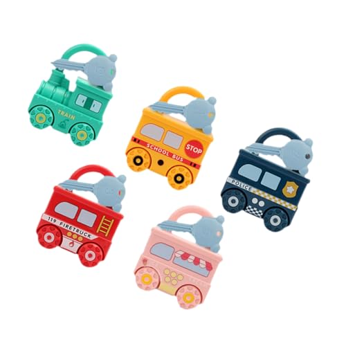 Toyvian 5St 2 jähriges mädchen Spielzeug sensorisches Spielzeug für Kleinkinder 1-3 Kinder puppenwagen kinderspielzeug Auto Autos Spielzeug Mädchenspielzeug Feinmotorikspielzeug Mini Bahn von Toyvian