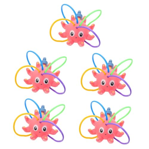 Toyvian 5St Octopus Badespielzeug liebenswert Outdoor-Spielzeug Kleinkinder Krake Spielzeug für Mädchen Badewanne entzückende Kinderspielzeuge Kinderversorgung EIN Bad nehmen Zubehör Abs von Toyvian