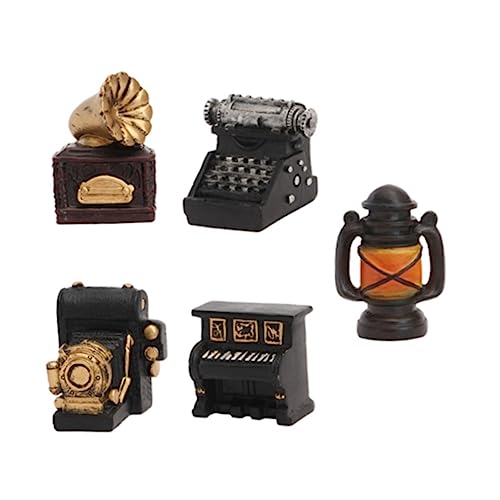 Toyvian 5St Retro alte Ornamente Wohnkultur Haushaltsgeräte Miniatur Retro-Puppenhausmöbel Vintage Dekoration Retro Dekoration Miniatur-Plattenspieler-Figuren Klaviermodell aus Harz Toyvian 5St Retro alte Ornamente Wohnkultur Haushaltsgeräte Miniatur Retro-Puppenhausmöbel Vintage Dekoration Retro Dekoration Miniatur-Plattenspieler-Figuren Klaviermodell aus Harz von Toyvian
