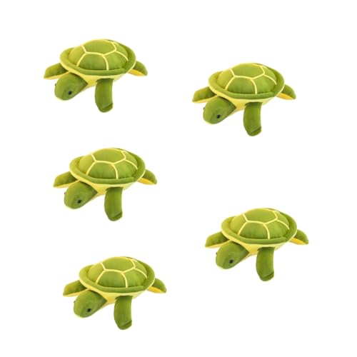Toyvian 5St Schildkrötenspielzeug für den Haushalt Kinder versorgen ausgestopftes Tier Spielzeuge Haushaltsstofftier Kawaii Kinderspielzeug Füllung schmücken Papa von Toyvian