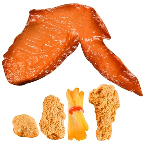 Toyvian 5St Simulation Brathähnchen Zinn gebraten Scampi-Pommes Liner Sandwich-Versiegelung wohnungsdeko wohnraumdeko Schaufensterdekoration simuliertes Essensdekor Faux-Food- PVC Toyvian 5St Simulation Brathähnchen Zinn gebraten Scampi-Pommes Liner Sandwich-Versiegelung wohnungsdeko wohnraumdeko Schaufensterdekoration simuliertes Essensdekor Faux-Food- PVC von Toyvian
