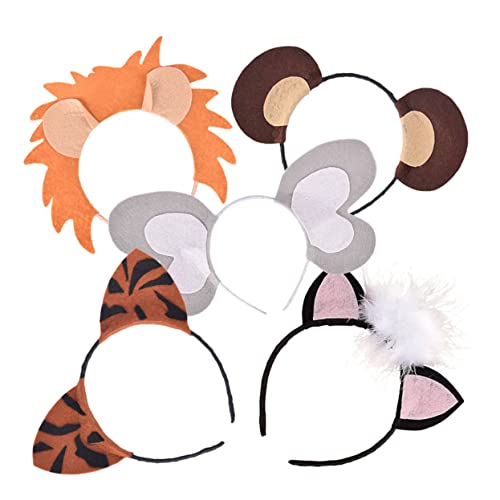 Toyvian 5 Stück Dschungeltier-stirnbänder Für Kinder Und Erwachsene Party Cosplay Modischer Stil Toyvian 5 Stück Dschungeltier-stirnbänder Für Kinder Und Erwachsene Party Cosplay Modischer Stil von Toyvian