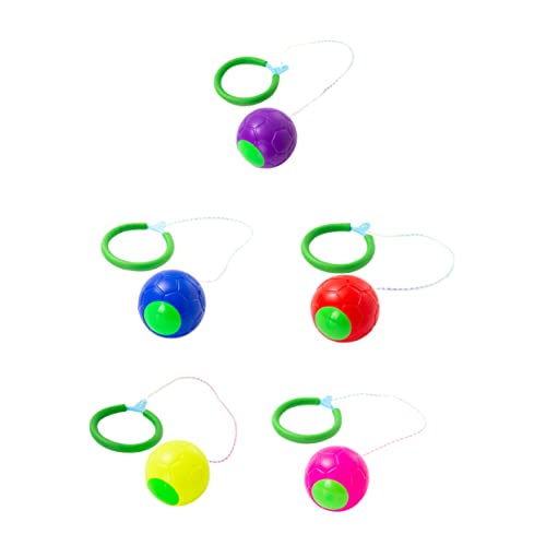 Toyvian 5St Tritt den Ball springendes Ringspielzeug Überspringen Sie es Spielzeug für Fitness Spielzeuge Kinderspielzeug Sprungspielzeug für Sprunggelenke Fitnessspiel für Kinder Sport von Toyvian