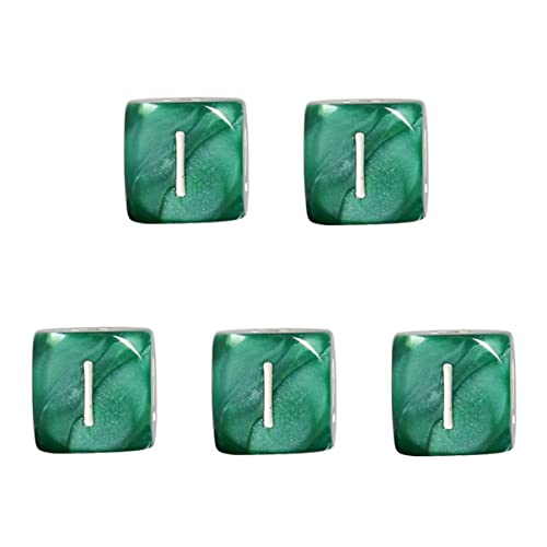 Toyvian 5St Würfel aus Acryl Würfel Fall Multiplikationswürfelspiel Partyspiele sechsseitige Würfel Würfelbecher lichtwürfel filges spielewürfel Bar Spiele Unterhaltungswürfel Acryl Würfel von Toyvian