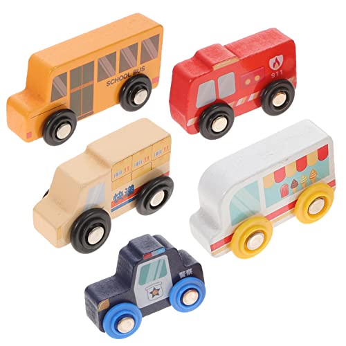 Toyvian 5Stücke Teiliges Holzspielzeug Kinderfahrzeuge aus Holz Feuerwehr Polizei und Mehr Lernspielzeug für Jungen Fördert Kreativität und Hand Augen Koordination Toyvian 5Stücke Teiliges Holzspielzeug Kinderfahrzeuge aus Holz Feuerwehr Polizei und Mehr Lernspielzeug für Jungen Fördert Kreativität und Hand Augen Koordination von Toyvian