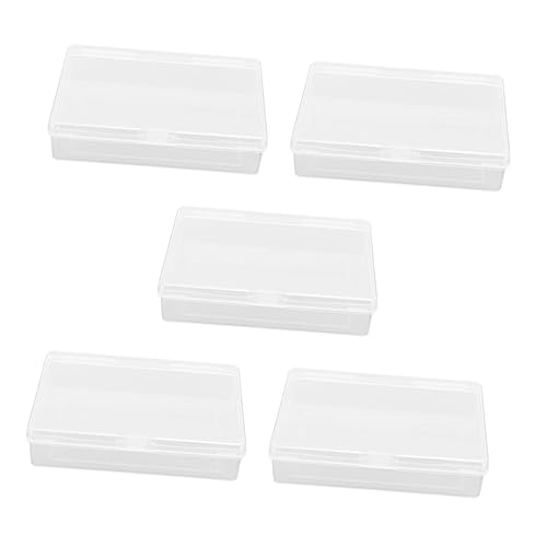 Toyvian 5er Boxen Aufbewahrungskiste Riesige Spielkarten Würfelaufbewahrung Kartendeck Schnappkarten Pokerkarten Spielkartenständer Spielkartenhalter Kartenbehälter Plastik Transparent Toyvian 5er Boxen Aufbewahrungskiste Riesige Spielkarten Würfelaufbewahrung Kartendeck Schnappkarten Pokerkarten Spielkartenständer Spielkartenhalter Kartenbehälter Plastik Transparent von Toyvian
