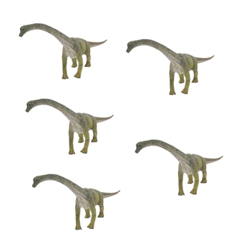 Toyvian 5st Brachiosaurus-simulationsmodell Spielzeuge Party-Dinosaurier-Spielzeug Dekoratives Dinosaurierspielzeug Dinosaurier-Modelle Pflanzenfresser Dinosaurier Kind Plastik Sandkasten von Toyvian