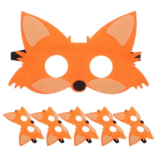 Toyvian 5st Fuchsmaske Für Halloween Gruselig Halloween-hundekopf Schlafmaske Halloween-led-maske Halbes Halloween Halloween-maske Beängstigende Maske Gemüseschäler Orange Gefühlt Toyvian 5st Fuchsmaske Für Halloween Gruselig Halloween-hundekopf Schlafmaske Halloween-led-maske Halbes Halloween Halloween-maske Beängstigende Maske Gemüseschäler Orange Gefühlt von Toyvian