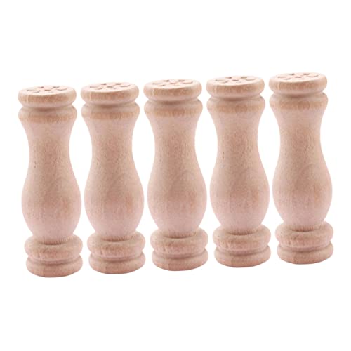 Toyvian Puppenhaussäulen 5 Stück Miniatur-holzsäulen Und -pfeiler Miniatur-säulendekor Mini-hauszubehör Maßstab 16 Toyvian Puppenhaussäulen 5 Stück Miniatur-holzsäulen Und -pfeiler Miniatur-säulendekor Mini-hauszubehör Maßstab 16 von Toyvian