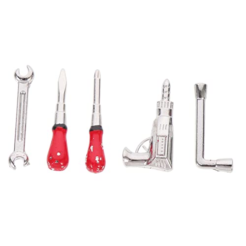 Toyvian 5st Puppenhaus-Werkzeuge Kleine Hausdekoration Mini-hausdekoration Simulations-Reparatur-Tool Mini-hausreparaturwerkzeug Mini-Dekoration Mini-Ornament Legierung Silver Toyvian 5st Puppenhaus-Werkzeuge Kleine Hausdekoration Mini-hausdekoration Simulations-Reparatur-Tool Mini-hausreparaturwerkzeug Mini-Dekoration Mini-Ornament Legierung Silver von Toyvian