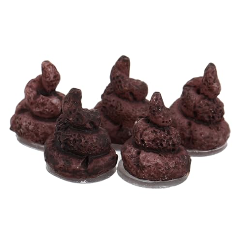 Toyvian 5 Stücke Mini Gefälschte Poop Spielzeug Figuren Realistische Landschaft Für Party Dekorationen Toyvian 5 Stücke Mini Gefälschte Poop Spielzeug Figuren Realistische Landschaft Für Party Dekorationen von Toyvian