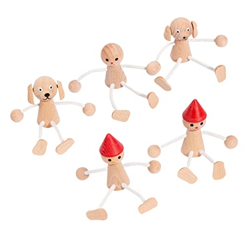 Toyvian 5st Tierpuppen-Ornamente Büroroboter Marienkäfer Zubehör Für Babypuppen Frosch Bobo-Puppe Dinosaurier Peg-Puppe Dekorative Puppe Bemalen Puppen Holz Toyvian 5st Tierpuppen-Ornamente Büroroboter Marienkäfer Zubehör Für Babypuppen Frosch Bobo-Puppe Dinosaurier Peg-Puppe Dekorative Puppe Bemalen Puppen Holz von Toyvian