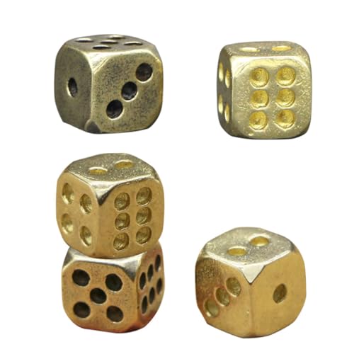 Toyvian 5st Würfel Aus Reinem Kupfer Tischspiele Würfel RPG-würfel Aus Metall Kupferwürfel Einzigartige 6-seitige Würfel Antike Würfel Entenwürfel D6 Reines Kupfer 6d Messing Antiquität Toyvian 5st Würfel Aus Reinem Kupfer Tischspiele Würfel RPG-würfel Aus Metall Kupferwürfel Einzigartige 6-seitige Würfel Antike Würfel Entenwürfel D6 Reines Kupfer 6d Messing Antiquität von Toyvian