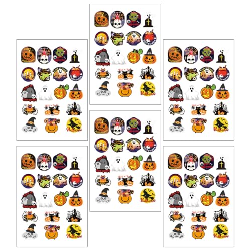 Toyvian 6 Blätter Halloween-Aufkleber Siegelaufkleber Vorhanden Dekorativer Aufkleber Dekorativer Etikettenaufkleber Halloween-Cartoon-Aufkleber Halloween-partyzubehör Toyvian 6 Blätter Halloween-Aufkleber Siegelaufkleber Vorhanden Dekorativer Aufkleber Dekorativer Etikettenaufkleber Halloween-Cartoon-Aufkleber Halloween-partyzubehör von Toyvian